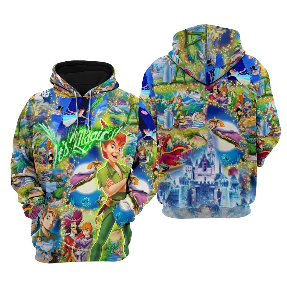 Peter Pan Its Magic Glitter | Disney 3D Hoodie
