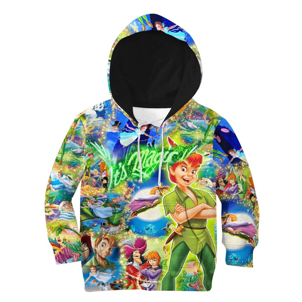 Peter Pan Its Magic Glitter | Disney 3D Hoodie