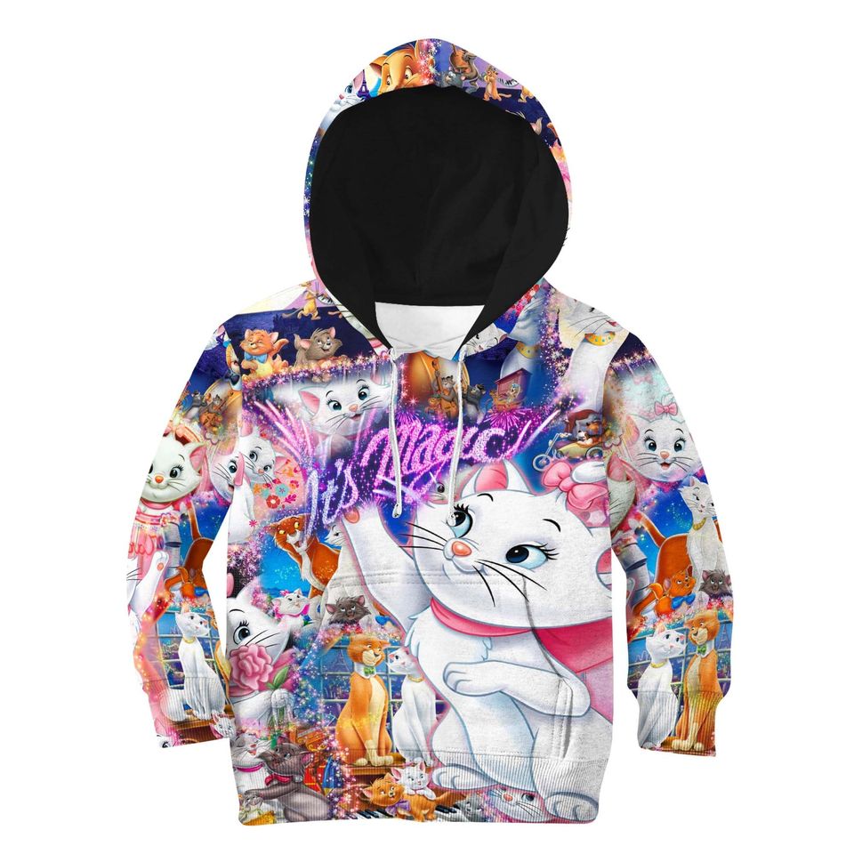 Its Magic The Aristocats Marie Cat | Disney 3D Hoodie