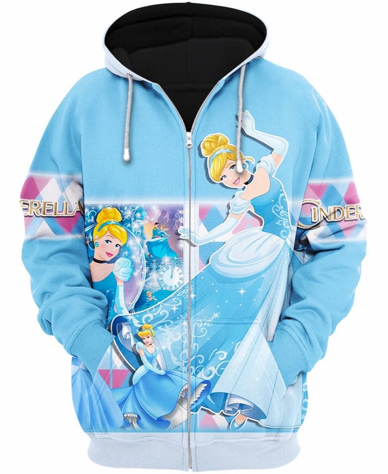 Cinde Disney Princess | Disney 3D Hoodie
