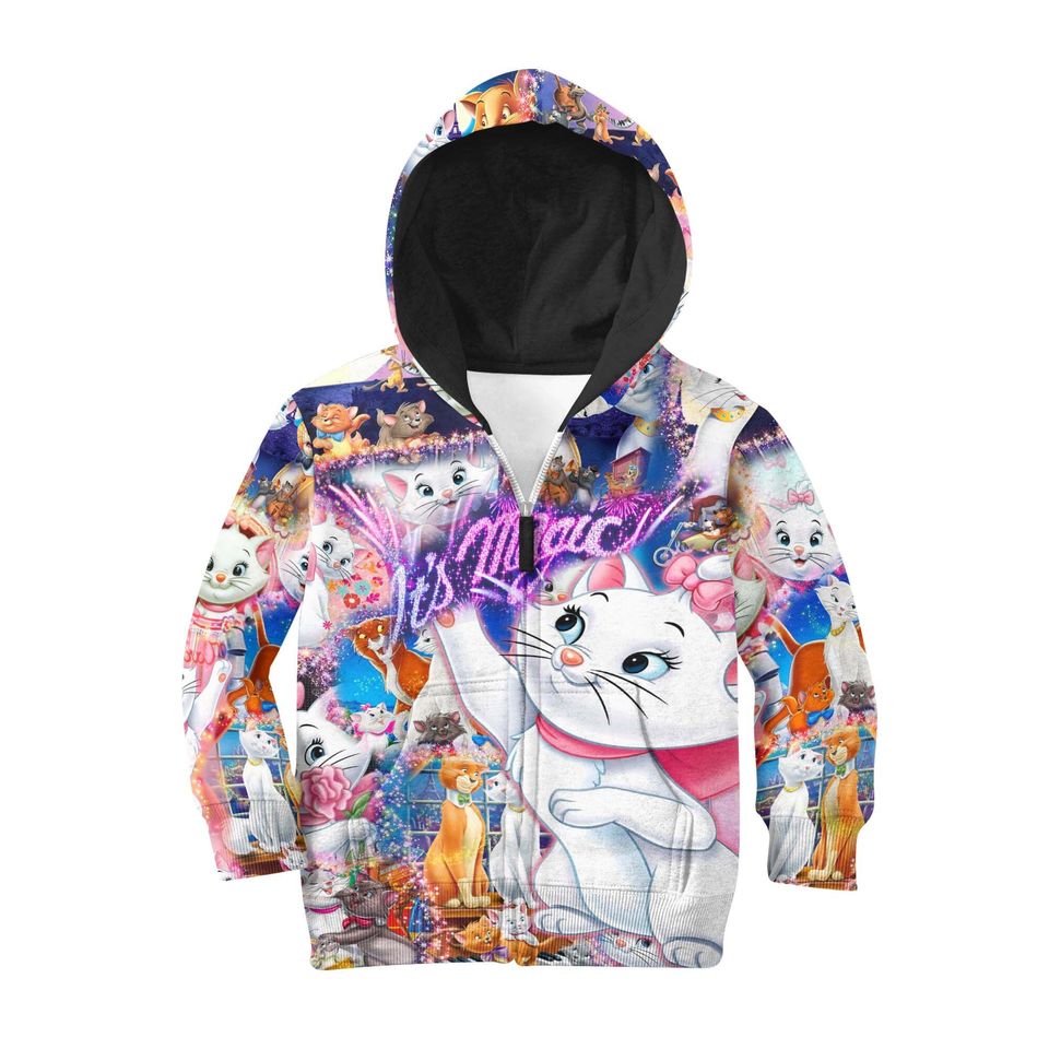 Its Magic The Aristocats Marie Cat | Disney 3D Hoodie
