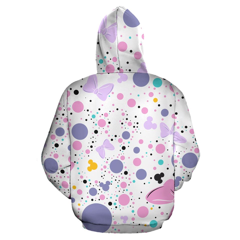 Daisy Duck Polkadot Pattern | Disney 3D Hoodie