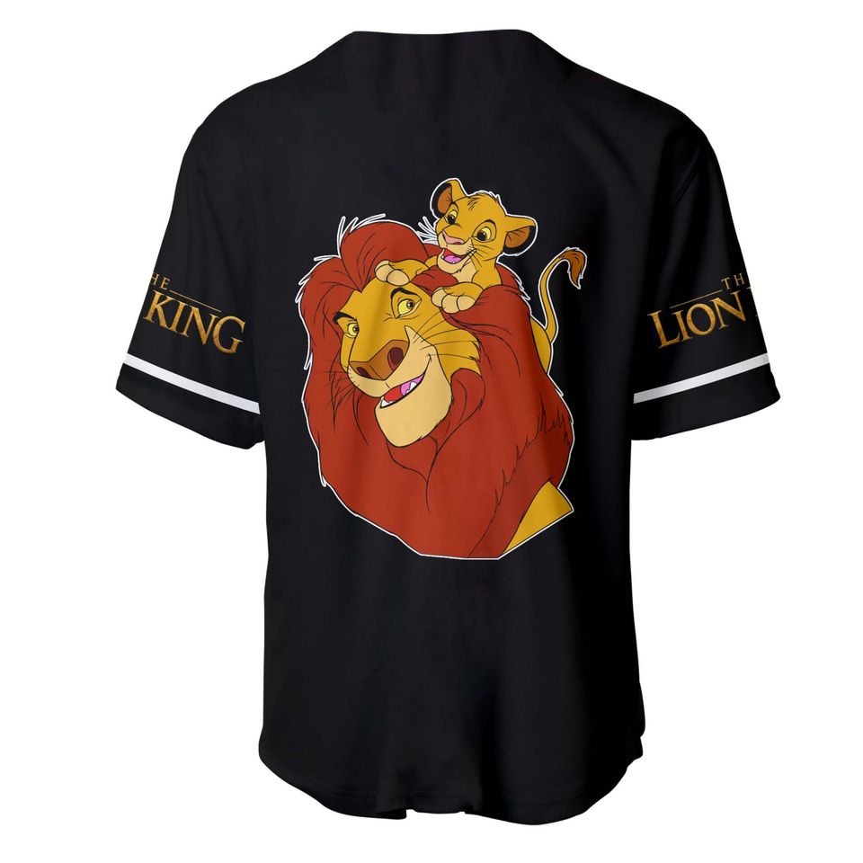 Lion King Black White | Disney Custom Baseball Jersey