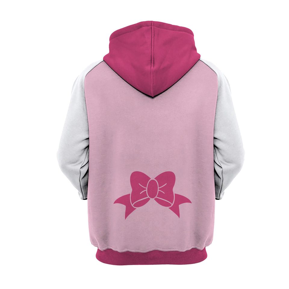 Marie Cat Raglan Pink White | Disney 3D Hoodie