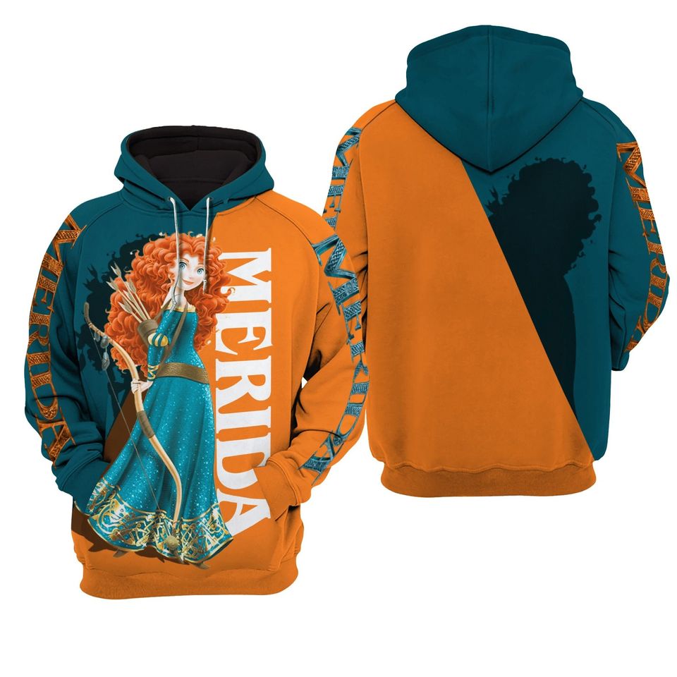 Disney Princess Merida | Disney 3D Hoodie