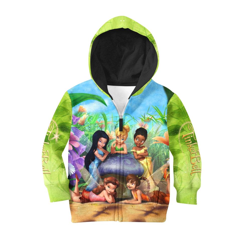 All Tinker Bell Fairies | Disney 3D Hoodie