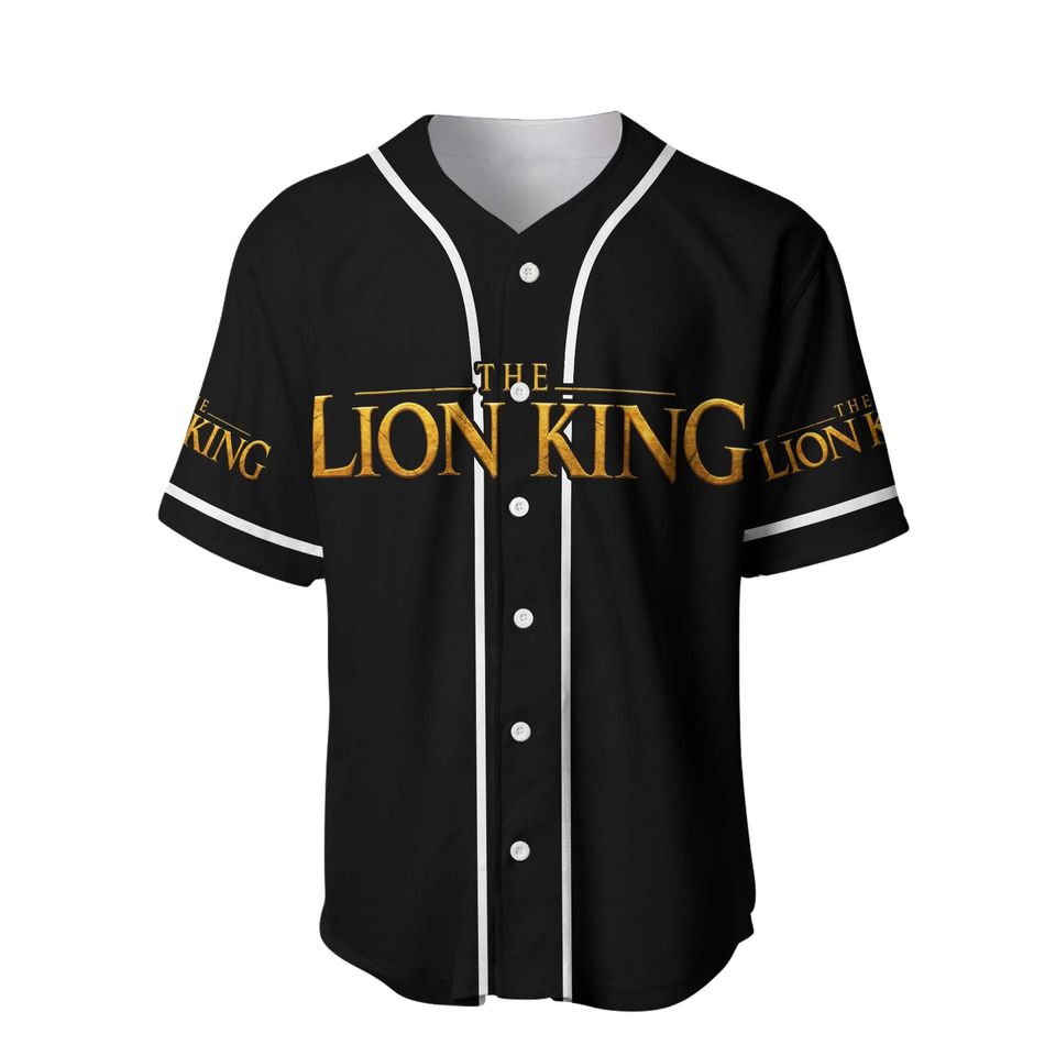 Lion King Black White | Disney Custom Baseball Jersey