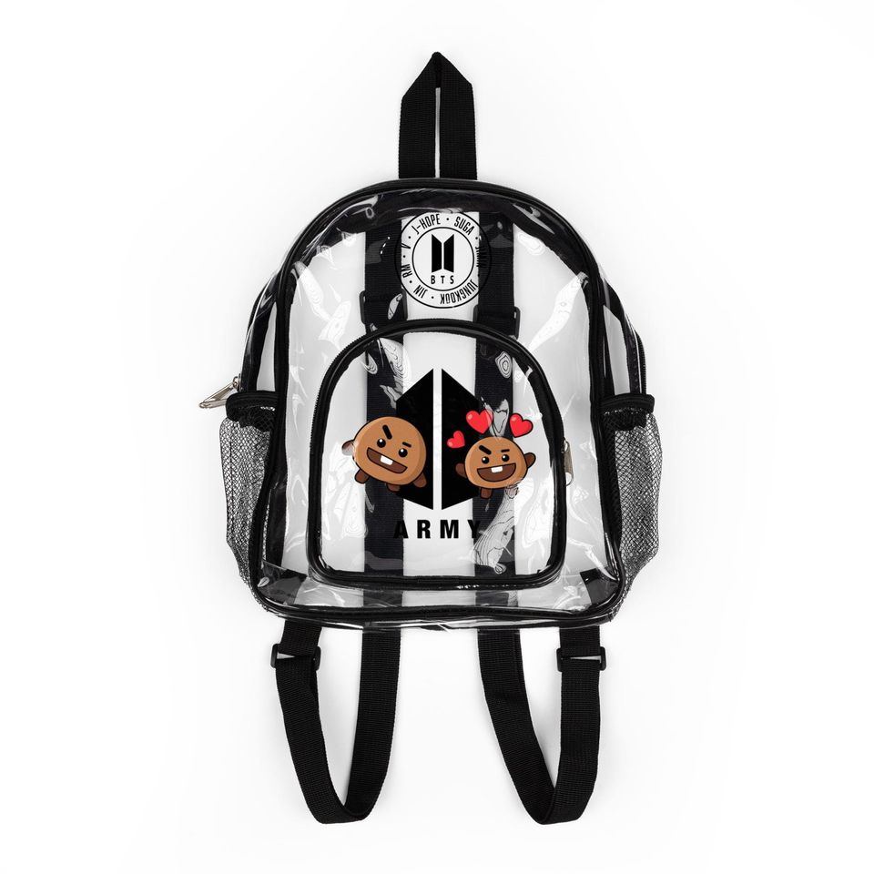 BTS Comeback Tour 2026 Clear Stadium Backpack, Concert Approved, Army, Bts Concert Bag, Kpop Merch, Bangtan, Stadium Bag, Stadium Approved