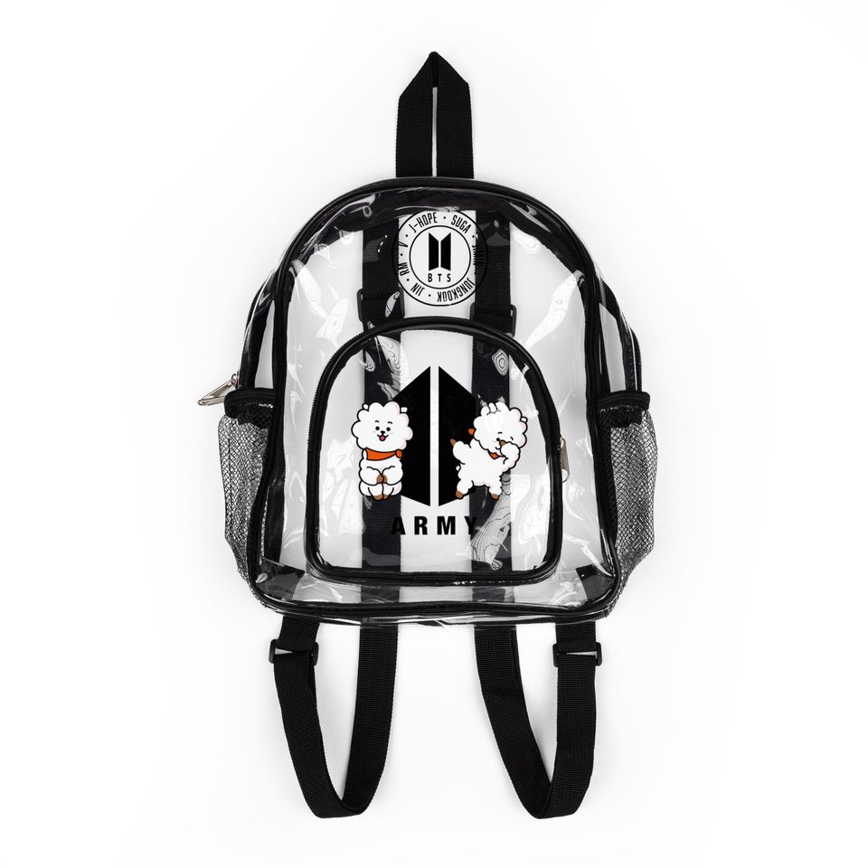 BTS Comeback Tour 2026 Clear Stadium Backpack, Concert Approved, Army, Bts Concert Bag, Kpop Merch, Bangtan, Stadium Bag, Stadium Approved