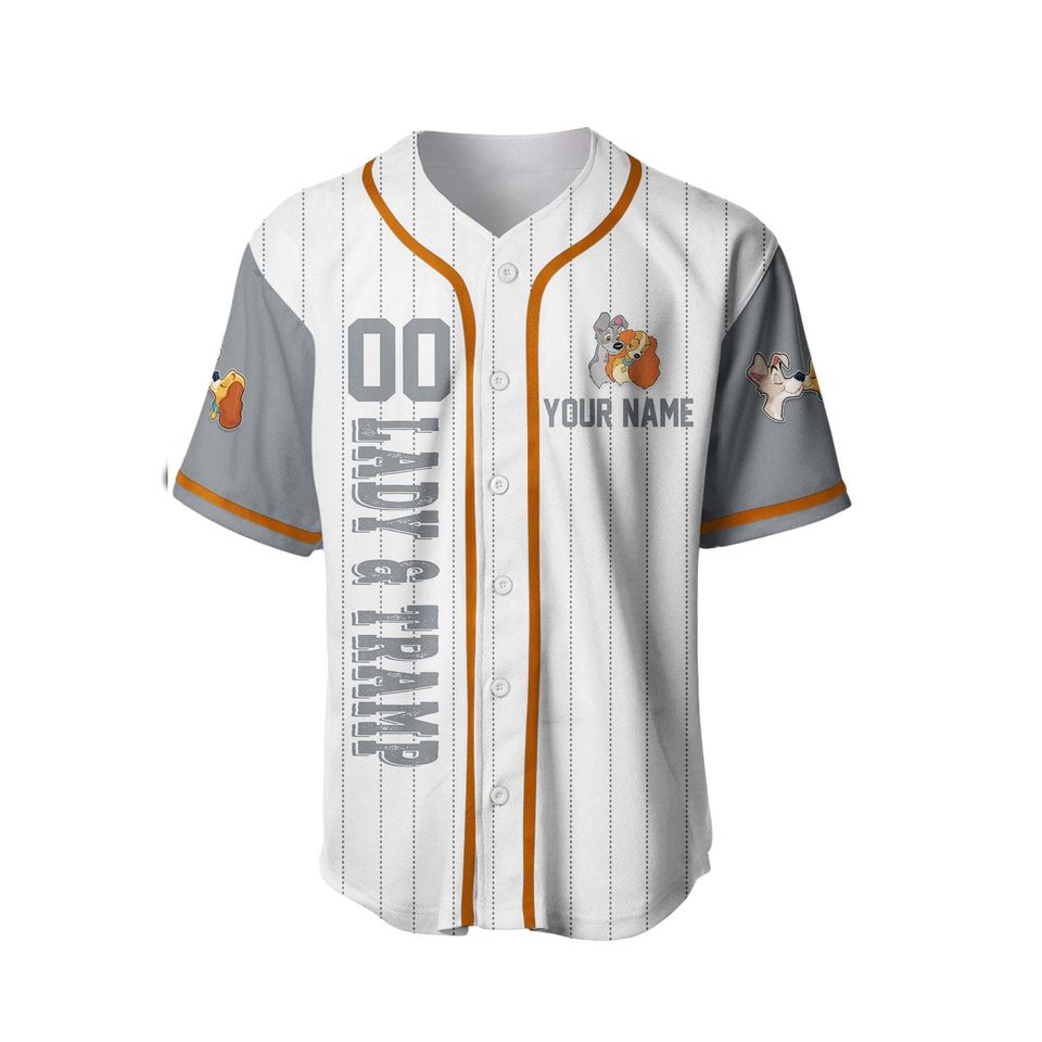 Lady & The Tramp Baseball Jersey