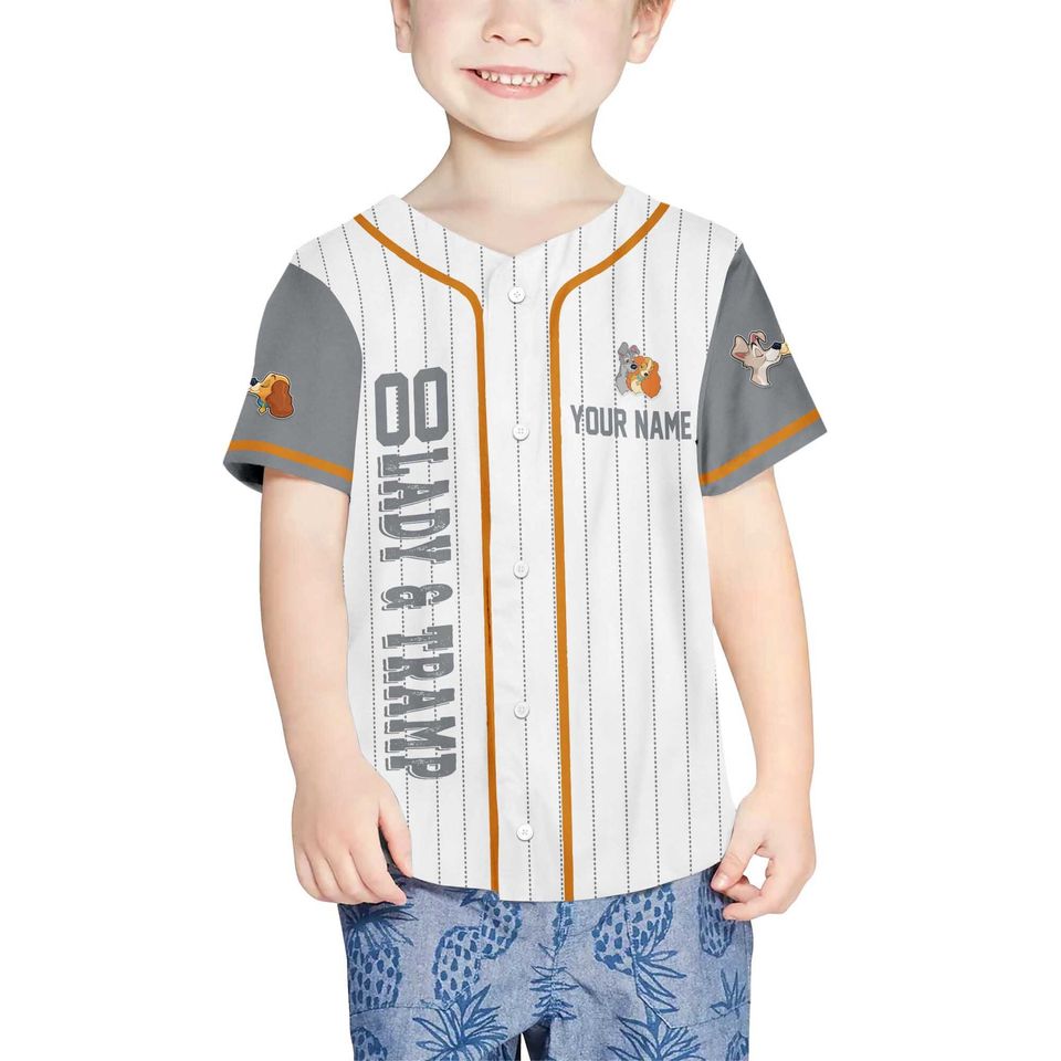 Lady & The Tramp Baseball Jersey
