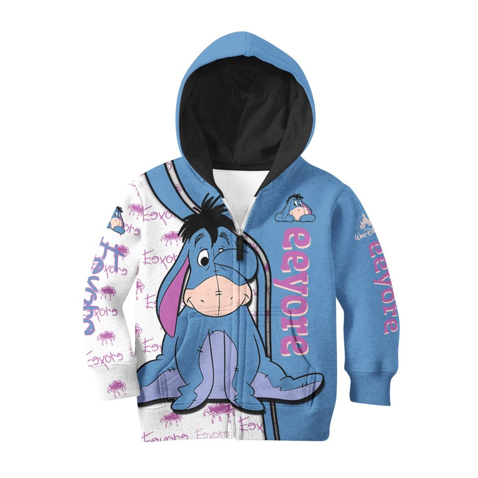Eeyore Winnie The Pooh | Disney 3D Hoodie