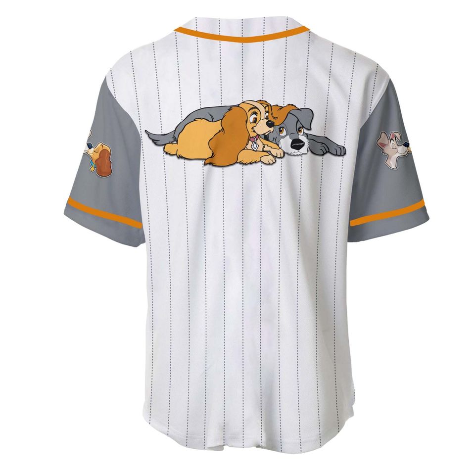 Lady & The Tramp Baseball Jersey