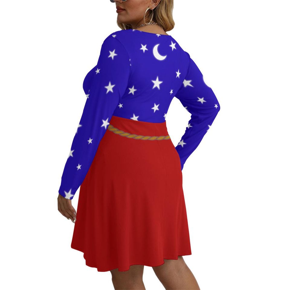 Sorcerer Mouse V-Neck Dress