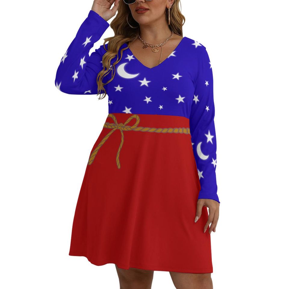 Sorcerer Mouse V-Neck Dress