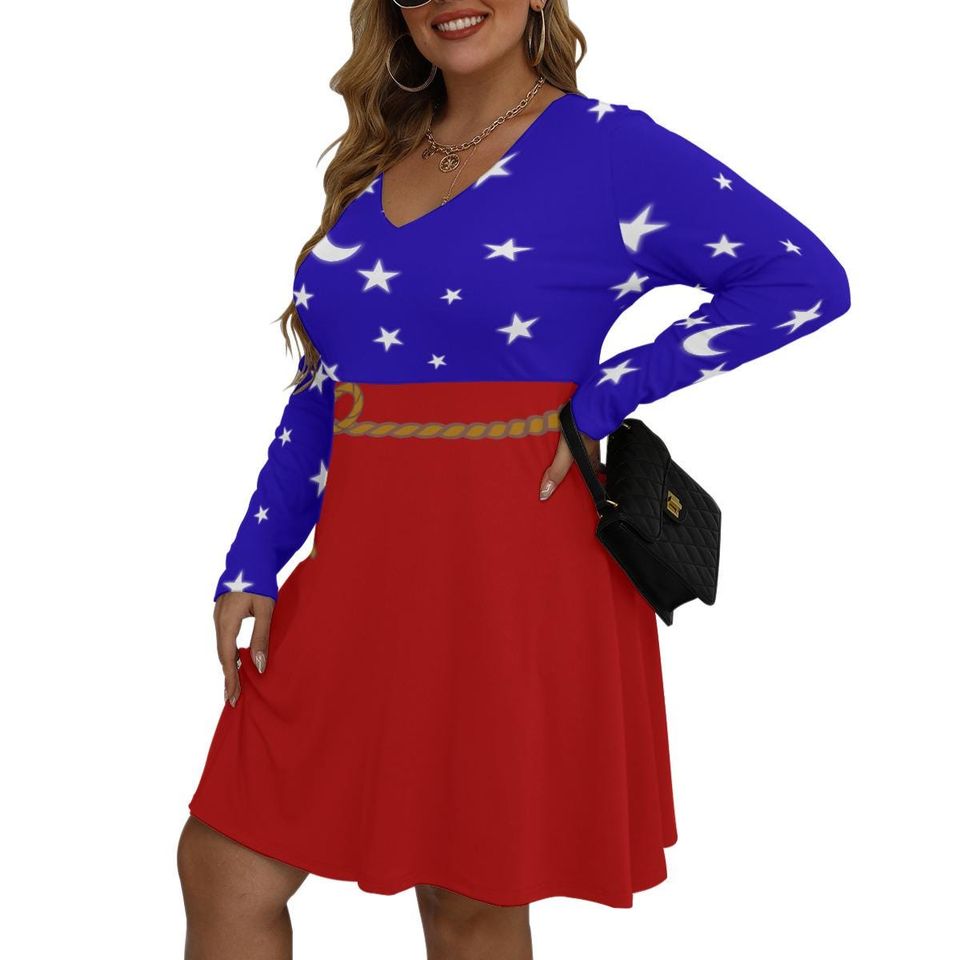 Sorcerer Mouse V-Neck Dress