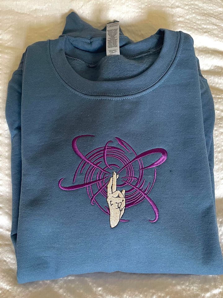 Embroidered Gojo Jujutsu Satoru Anime Sweatshirt