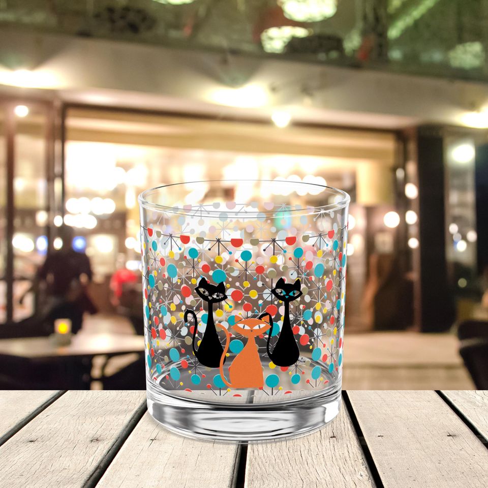 Atomic Kitschy Cats Rock Glasses
