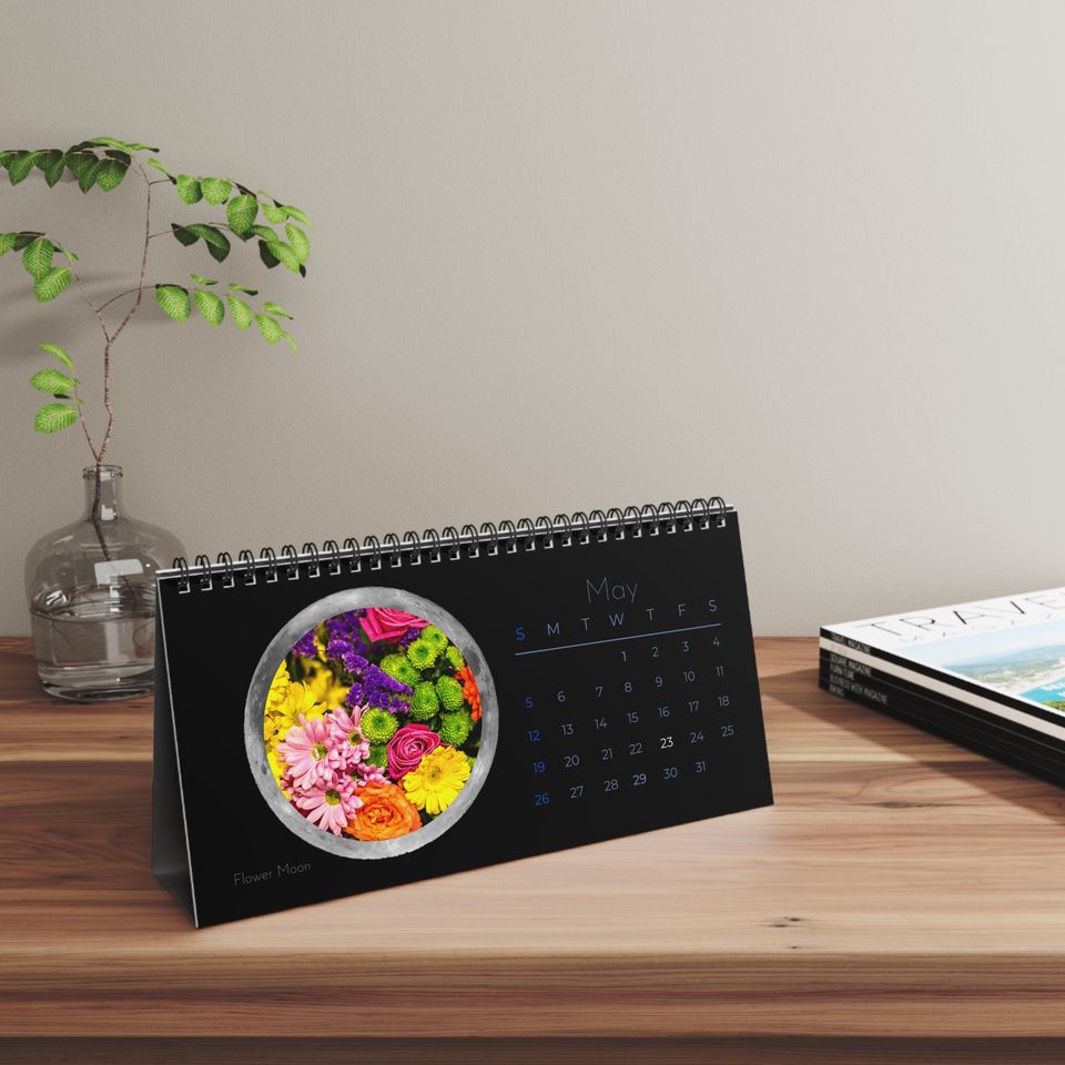 Full Moon 2024 Desk Calendar