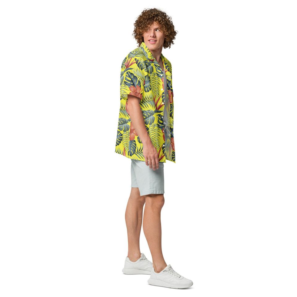 Unisex Tropical Guayabera shirt