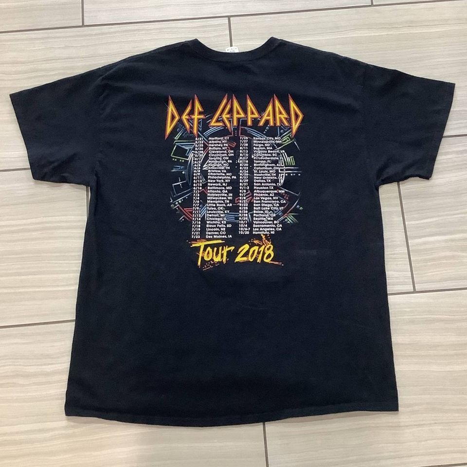 Def Leppard Tour 2018 T-Shirt