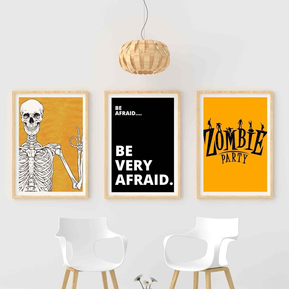 Printable halloween art | mega bundle | halloween decor | halloween wall decor