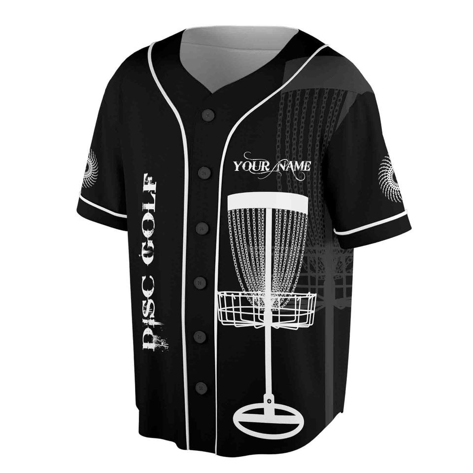 Custom Name No Little Balls Just Big Discs Disc Golf Baseball Jersey