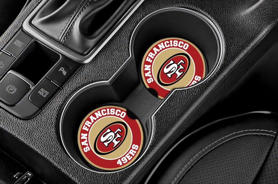 49ers Inspired Car Coasters
