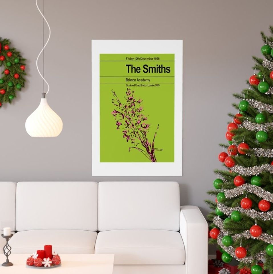 The Smiths 1986 Last Concert Poster