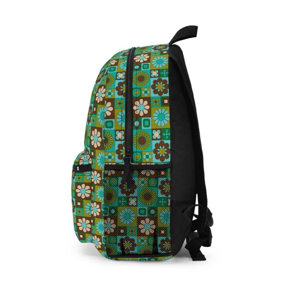 Floral Backpack for School and Travel