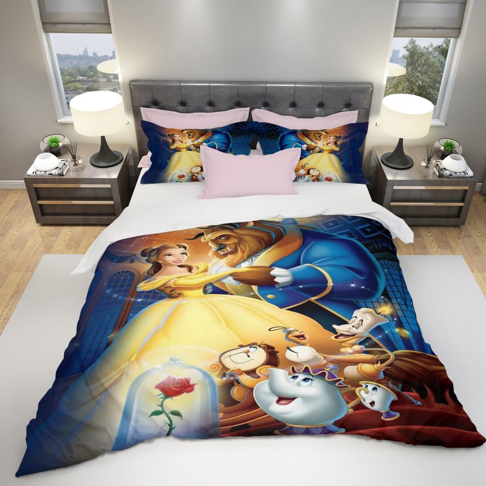 Beauty and The Beast Disney Bedding Set |