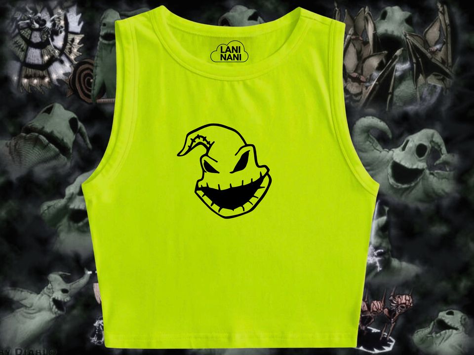 Oggie Boogie Crop Tank | Nightmare  Before Christmas | Disney Crop Tank | Halloween Top | Oogie Boogie Bash