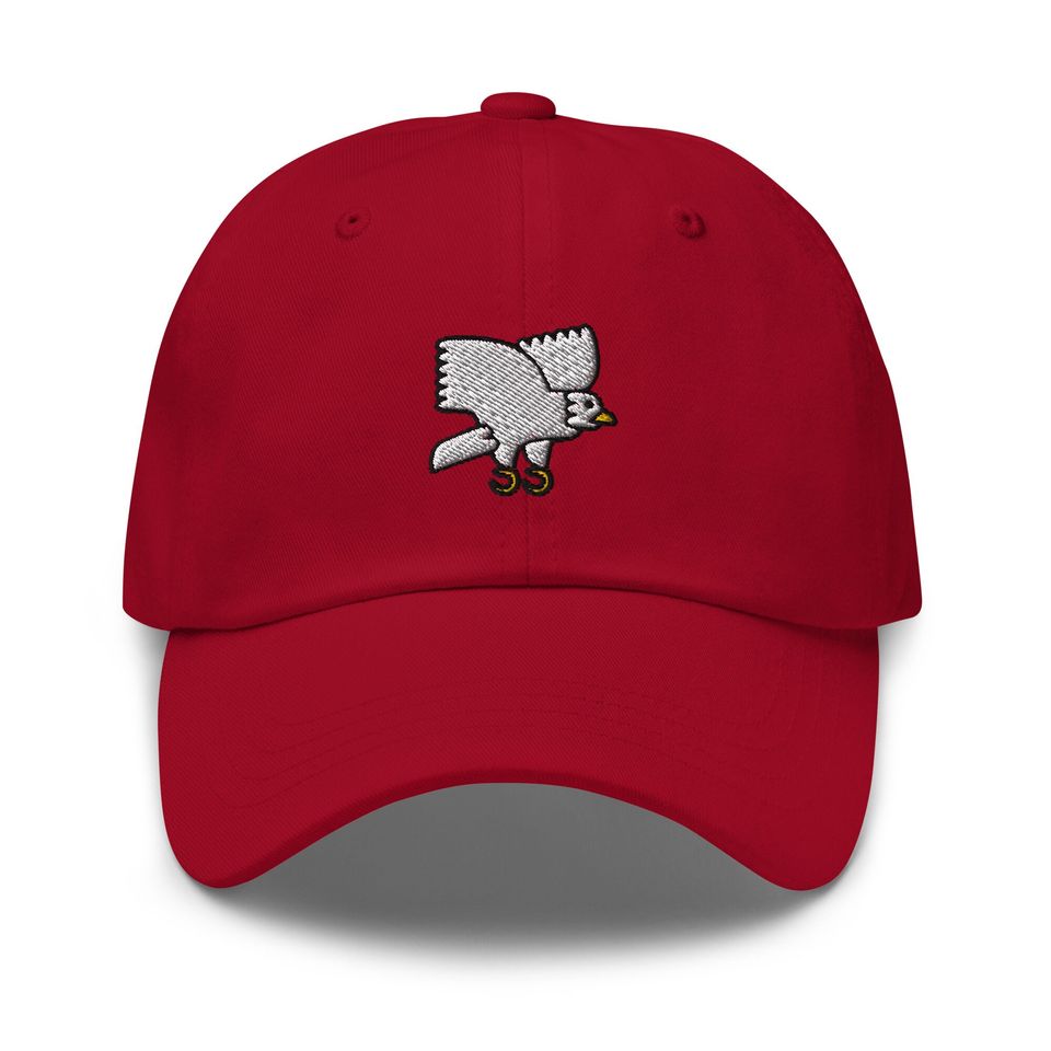 Eagle Embroidered Dad Hat: Unisex Cotton Twill Baseball Cap