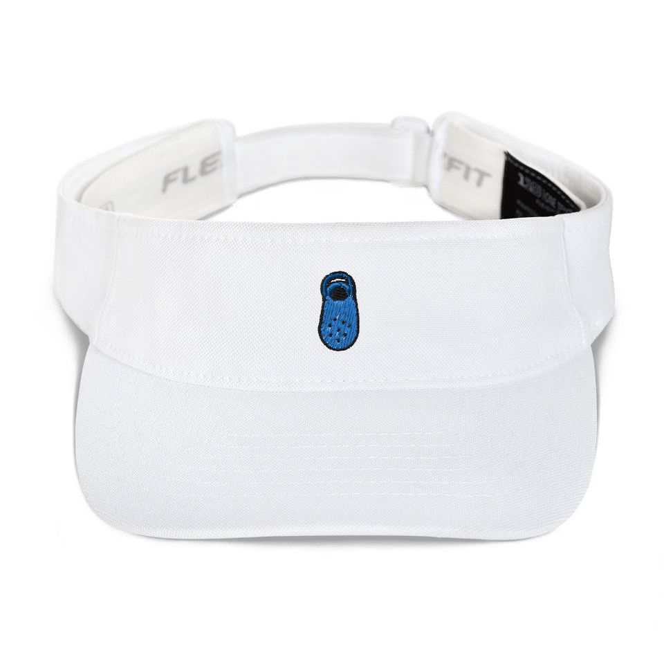 Crock Embroidered Visor, Premium Summer Visor,  Adjustable Beach Sun Hat - Multiple Colors