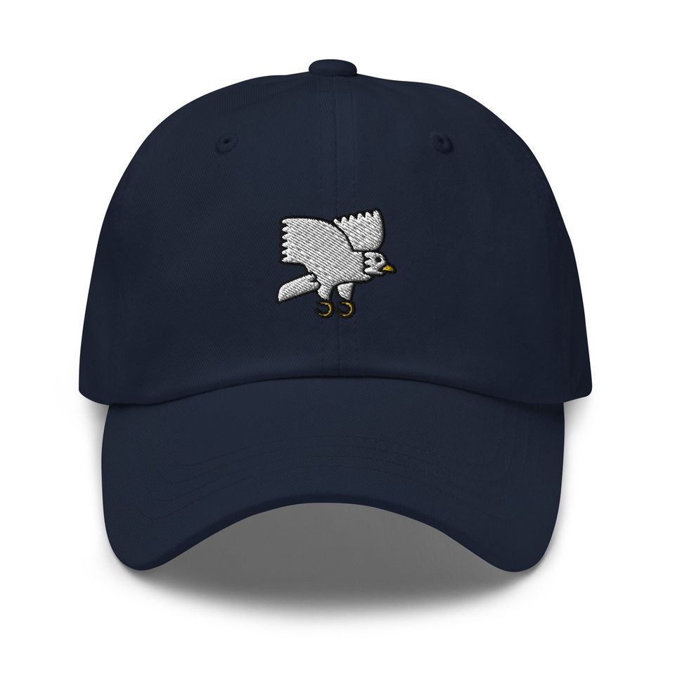 Eagle Embroidered Dad Hat: Unisex Cotton Twill Baseball Cap