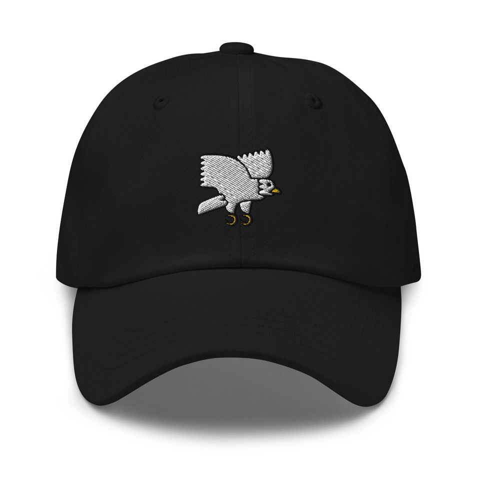 Eagle Embroidered Dad Hat: Unisex Cotton Twill Baseball Cap