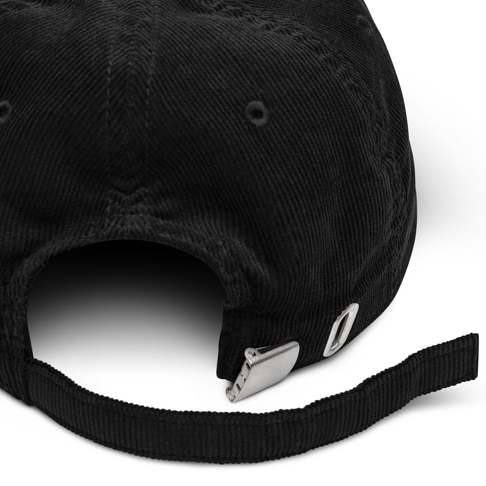 Spiderweb Corduroy Hat, Handmade Embroidered Corduroy Dad Cap - Multiple Colors