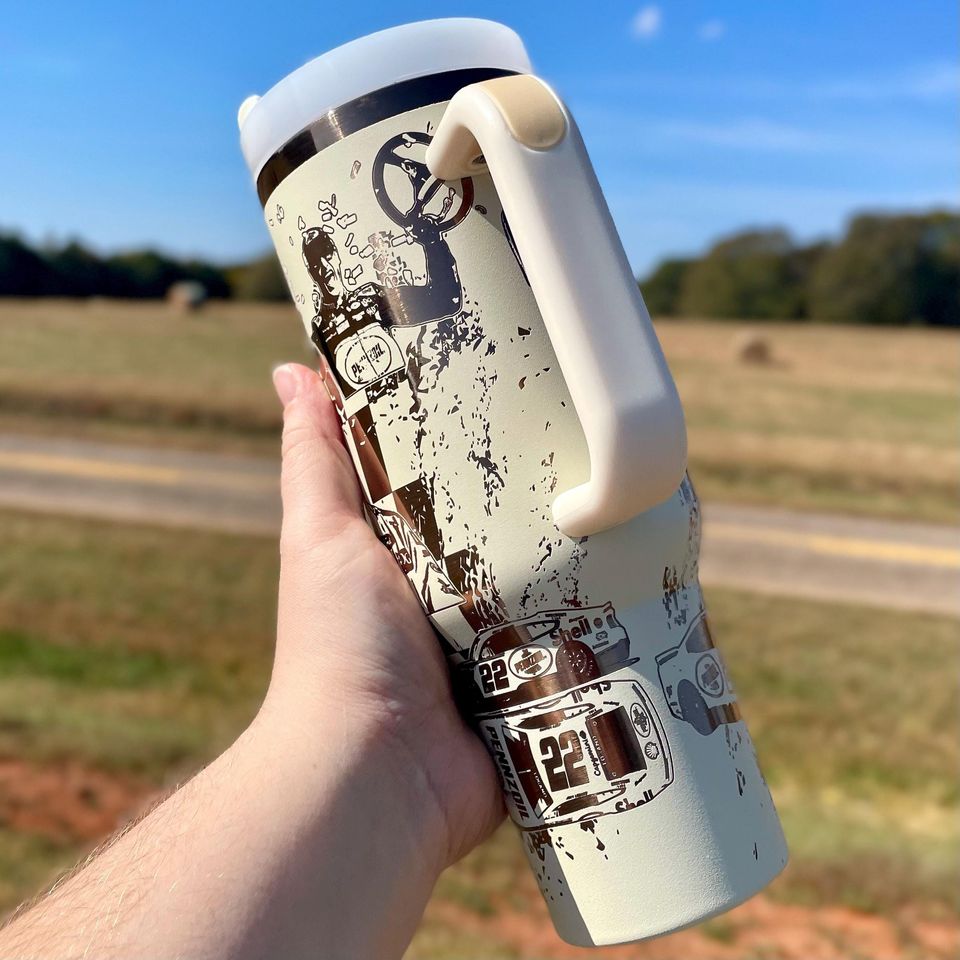 Joey Logano 40oz Engraved Tumbler