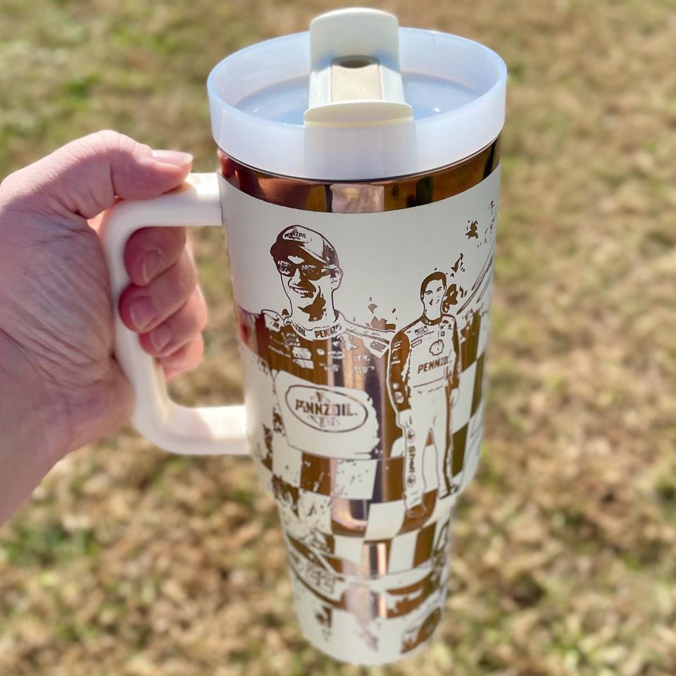 Joey Logano 40oz Engraved Tumbler