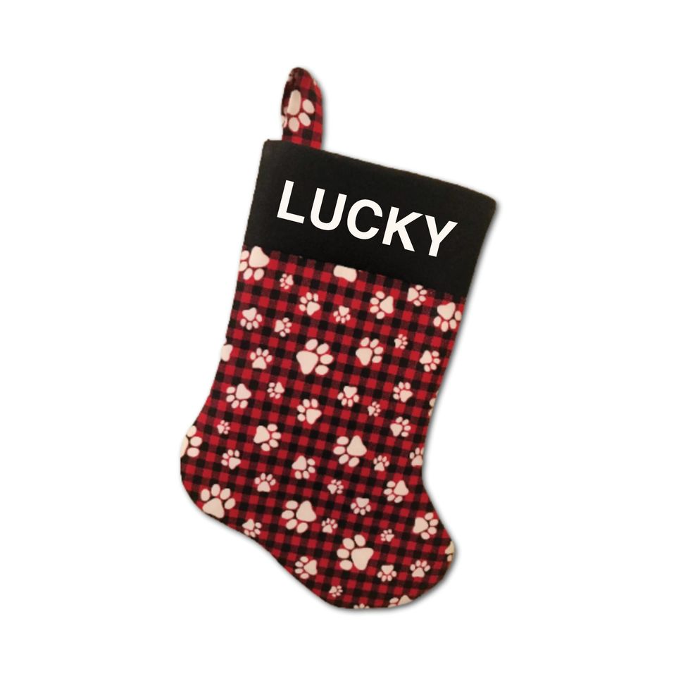 Furry Friends Christmas Stocking with Name Customization!