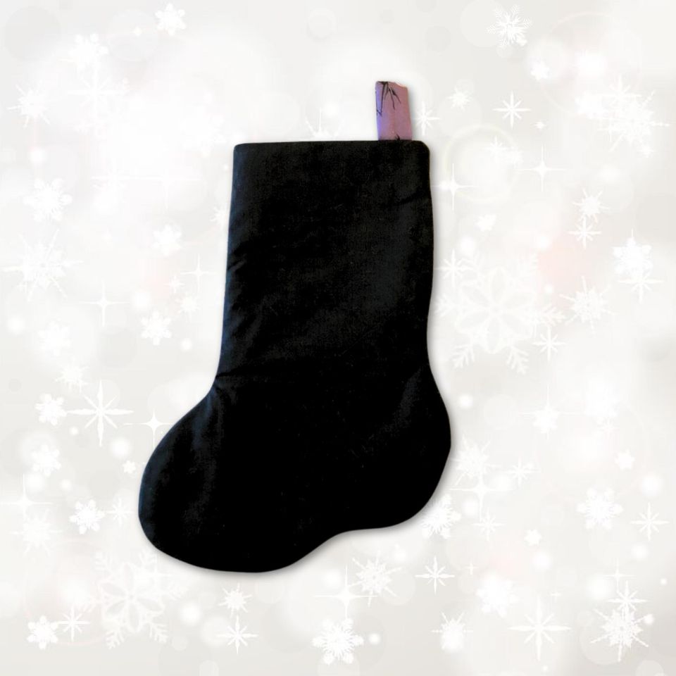 Jack/Sally "Nightmare Before Xmas" Stocking with Custom Name