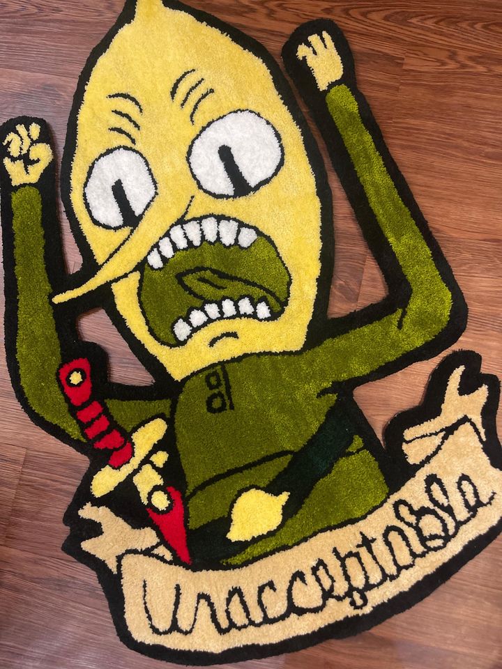 Tufted Gengar & Lemongrab Rug