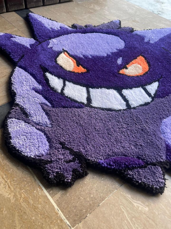 Tufted Gengar & Lemongrab Rug