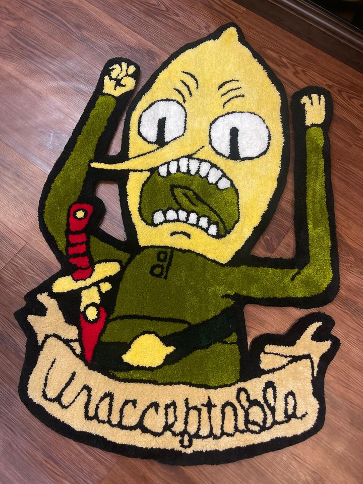 Tufted Gengar & Lemongrab Rug