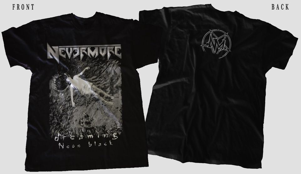 NEVERMORE- Dreaming Neon Black - Tee