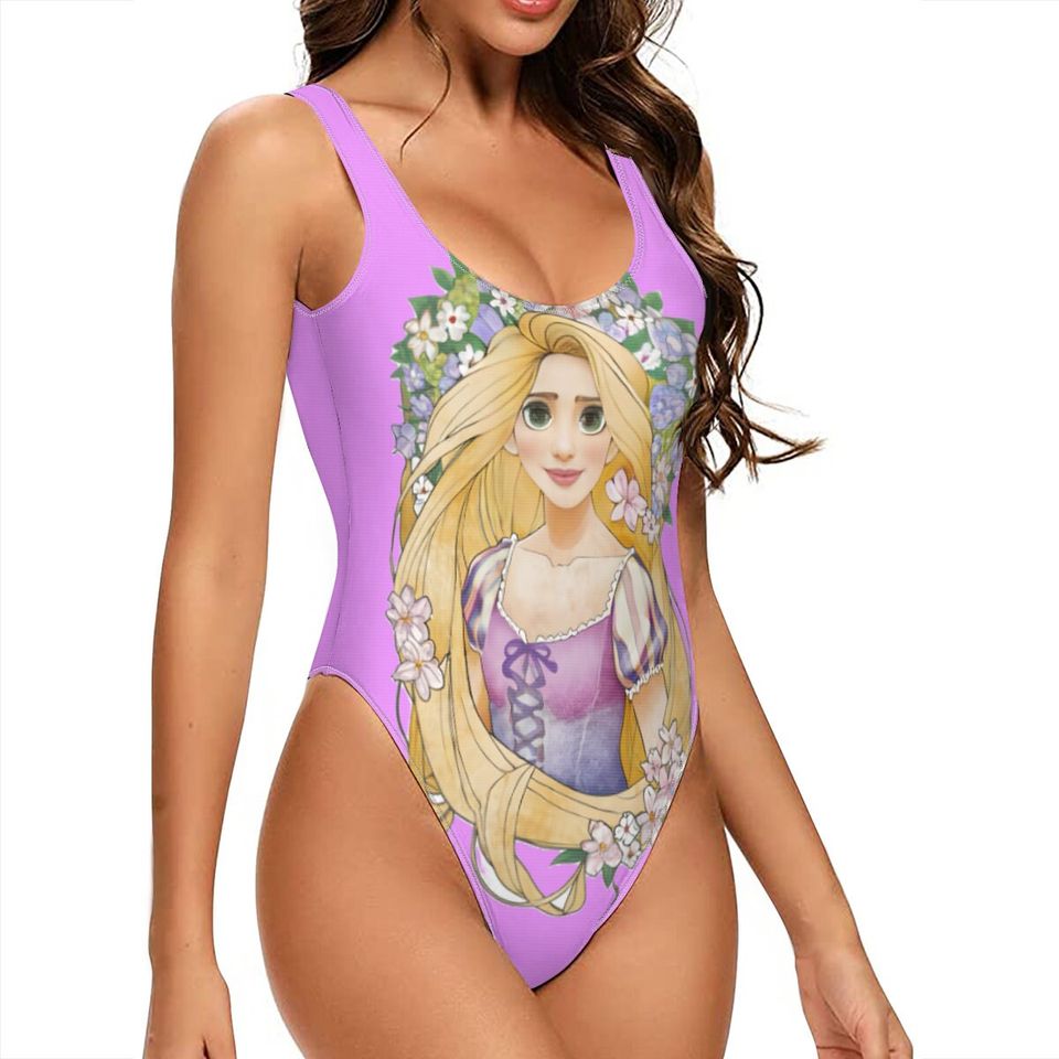 one piece swimsuit Rapunzel Swimsuit, Tangled Bathing Suit