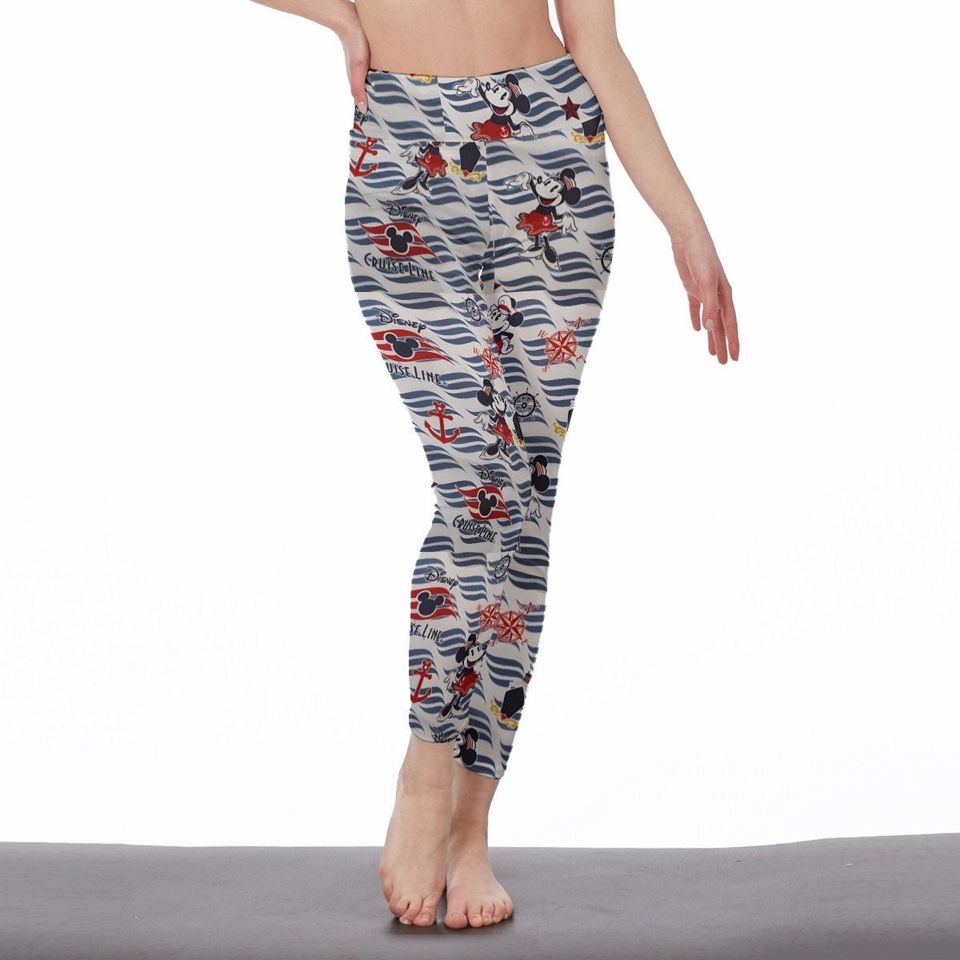 Cruise Leggings , Disney Vacation Womens Leggings