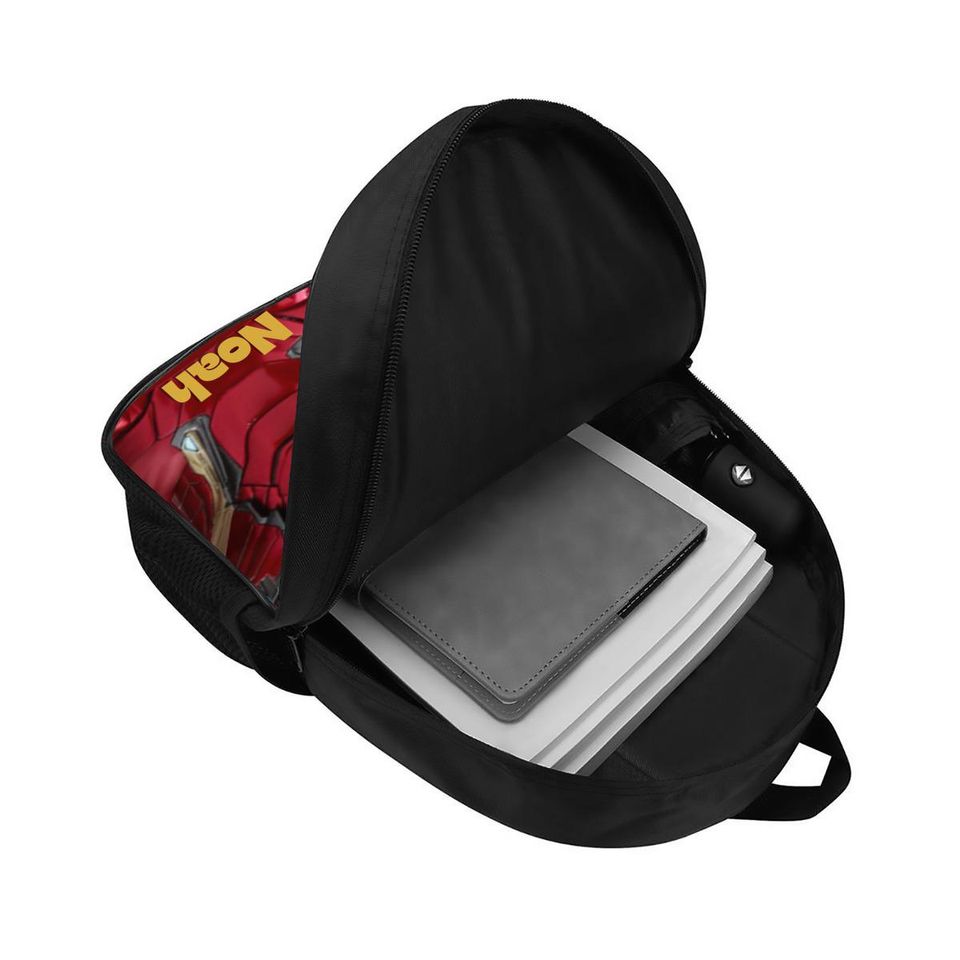 Personalized Iron Man Backpack, Avengers school backpack, Marvel Back to school Gift