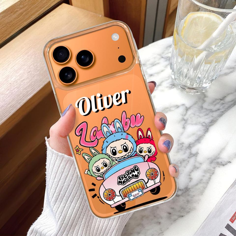Labubu iPhone 17 Pro Max TPU Case: Shockproof Drop Protection