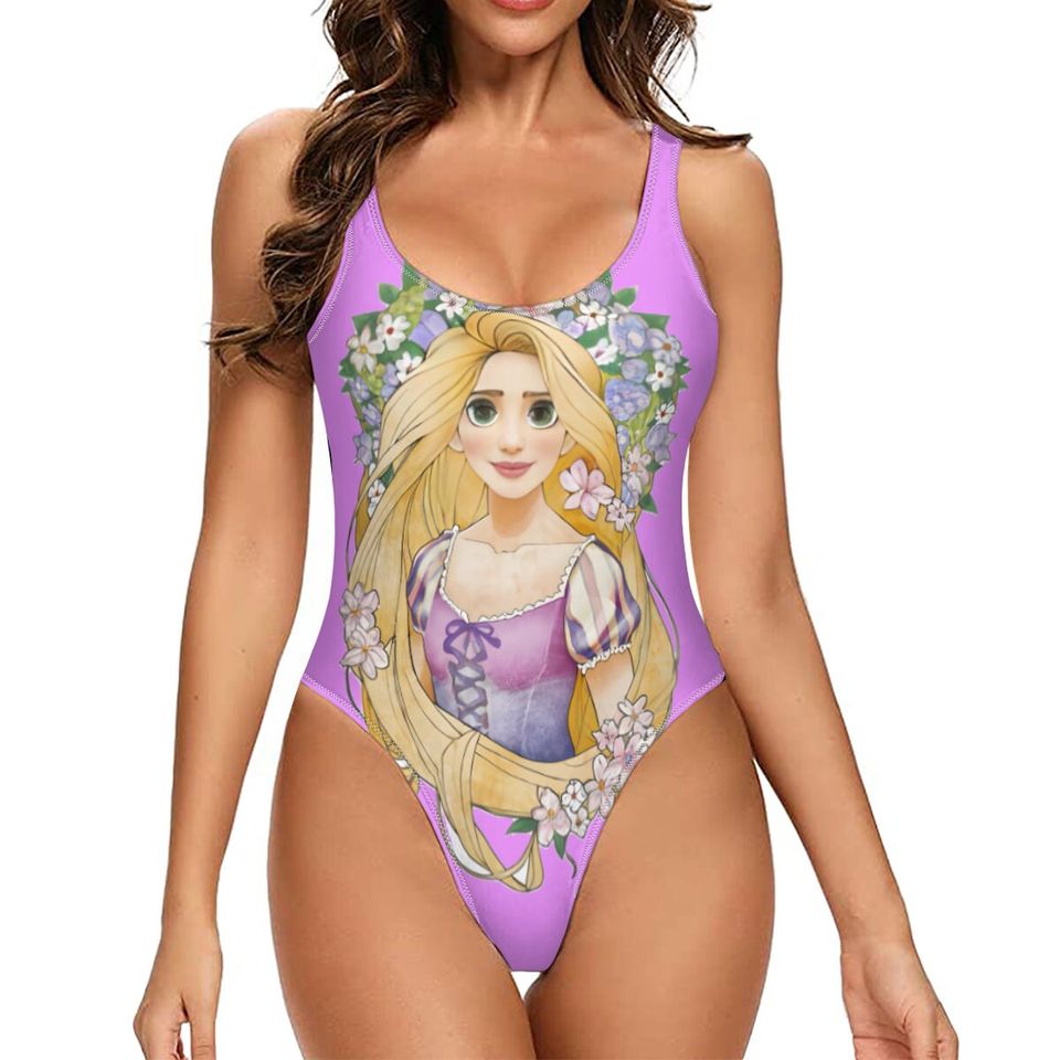 one piece swimsuit Rapunzel Swimsuit, Tangled Bathing Suit